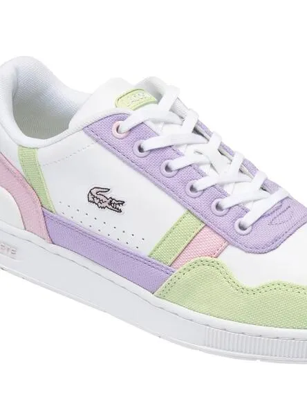 Zapatillas Lacoste T-Clip Pastel Para Niños