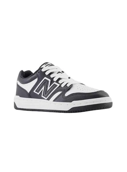 Zapatillas New Balance 480 Blanco Negro Para Niños