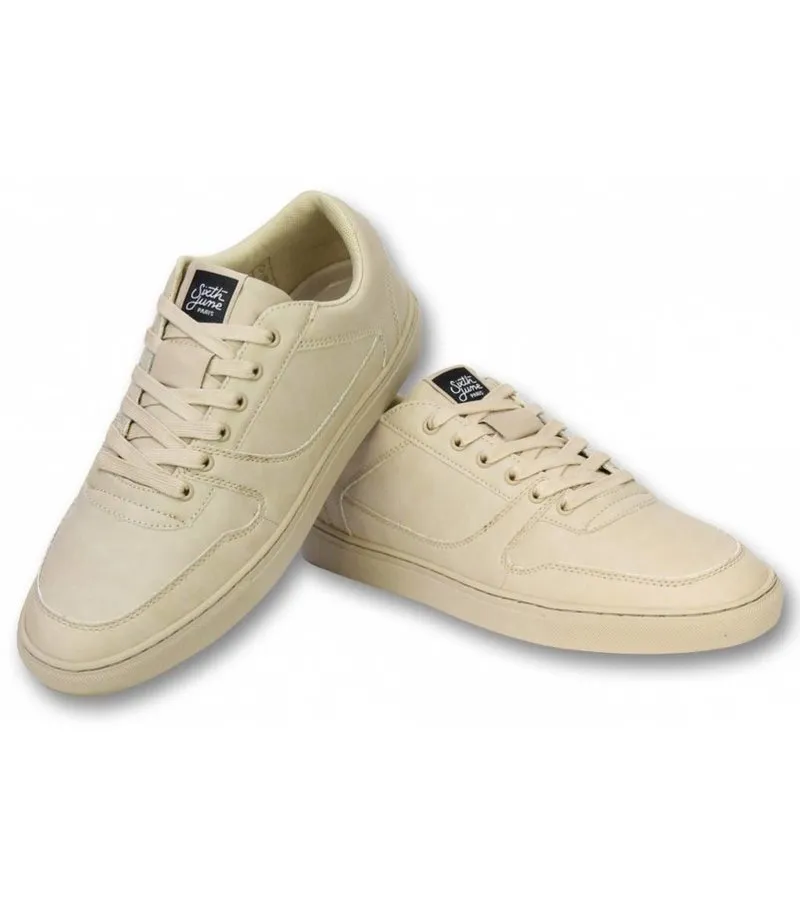 Zapatillas - Zapatos Para Hombre Low Seed Essential - Beige