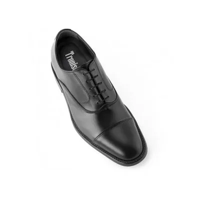 Zapatos Con Alzas Para Hombre Derbi Negro Masaltos