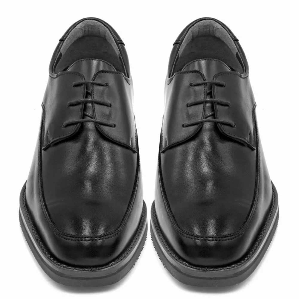 Zapatos Con Alzas Para Hombre Roma Negro Masaltos