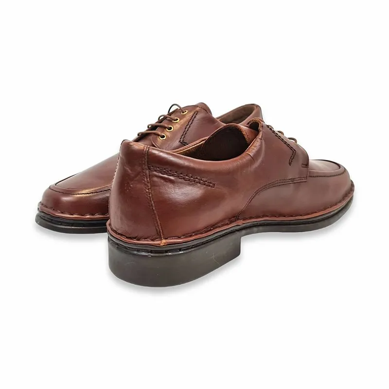 Zapatos Derby Hombre Piel 597 Brandy, de Comodo Sport