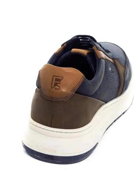 Zapatos Fluchos F1617 Azules para Hombre