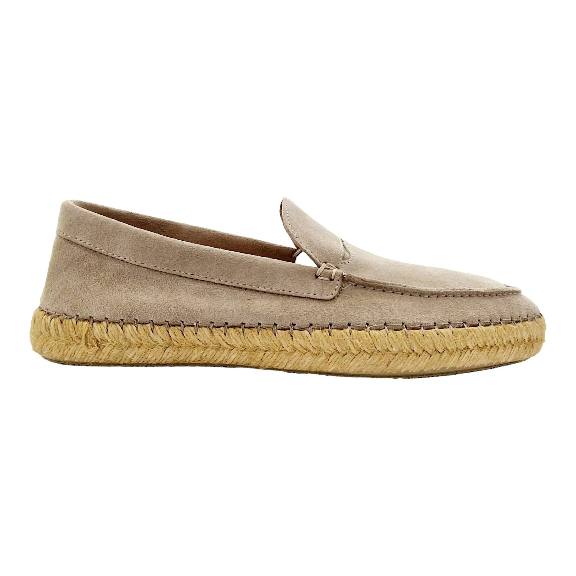 ZAPATOS MOCASÍN HOMBRE SUELA YUTE BEIG BEIGE