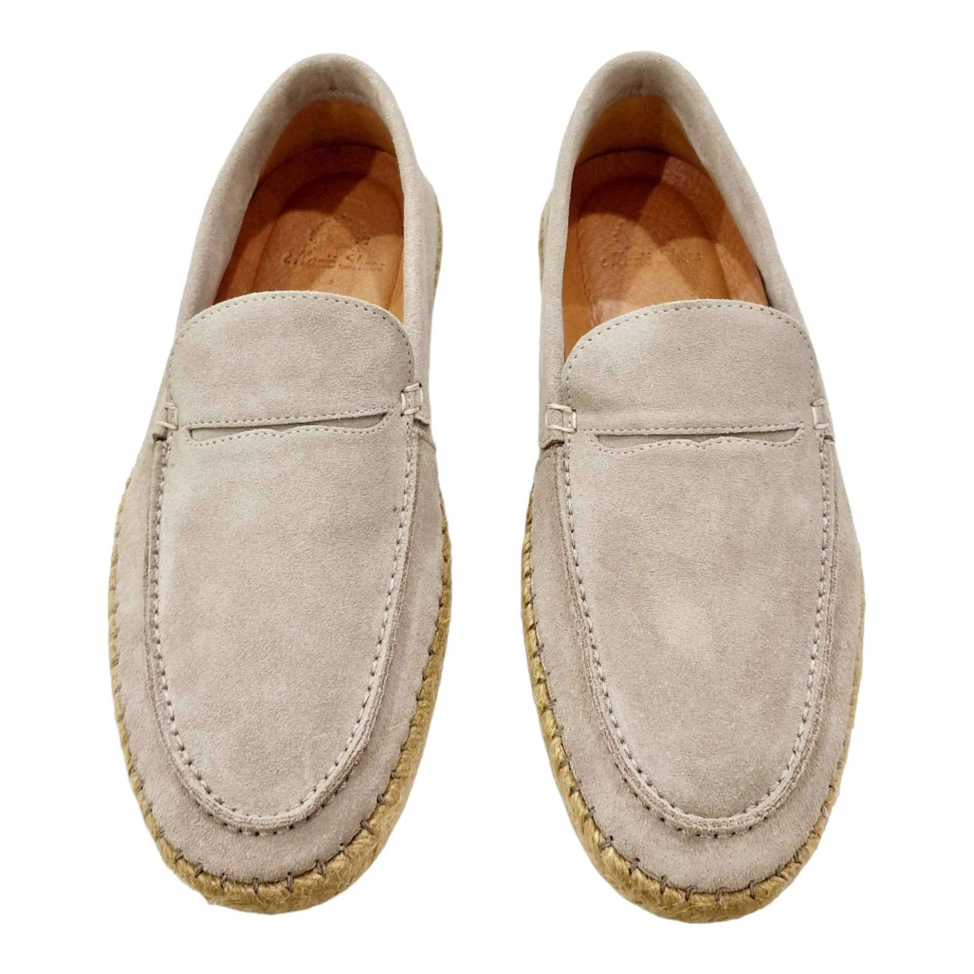 ZAPATOS MOCASÍN HOMBRE SUELA YUTE BEIG BEIGE