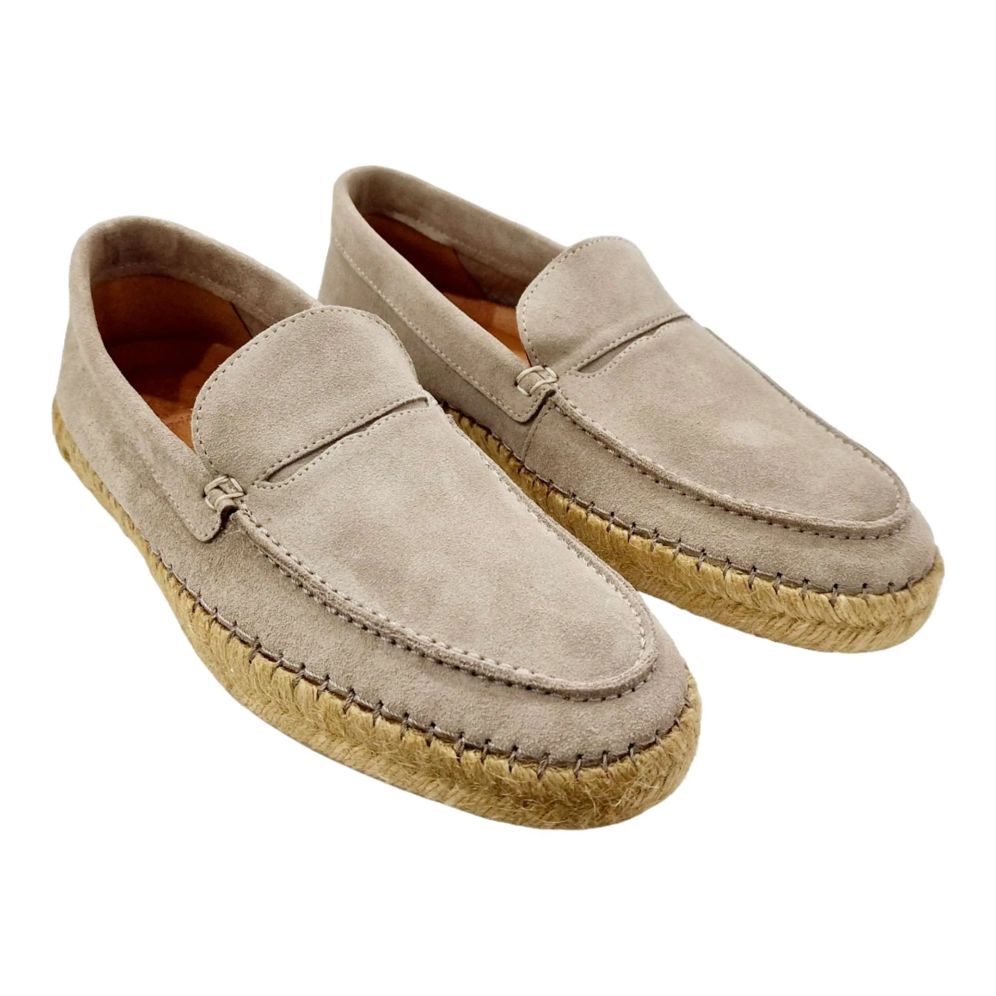 ZAPATOS MOCASÍN HOMBRE SUELA YUTE BEIG BEIGE