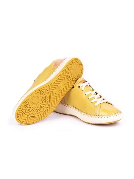 zapatos pikolinos mesina w6b-6836 amarillo para mujer