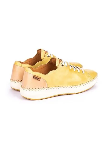 zapatos pikolinos mesina w6b-6836 amarillo para mujer