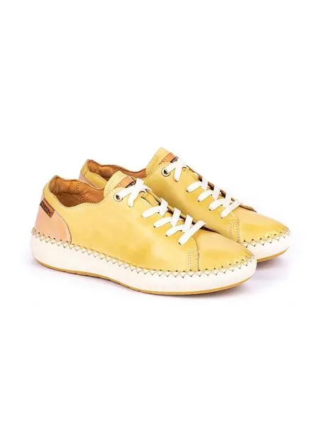 zapatos pikolinos mesina w6b-6836 amarillo para mujer