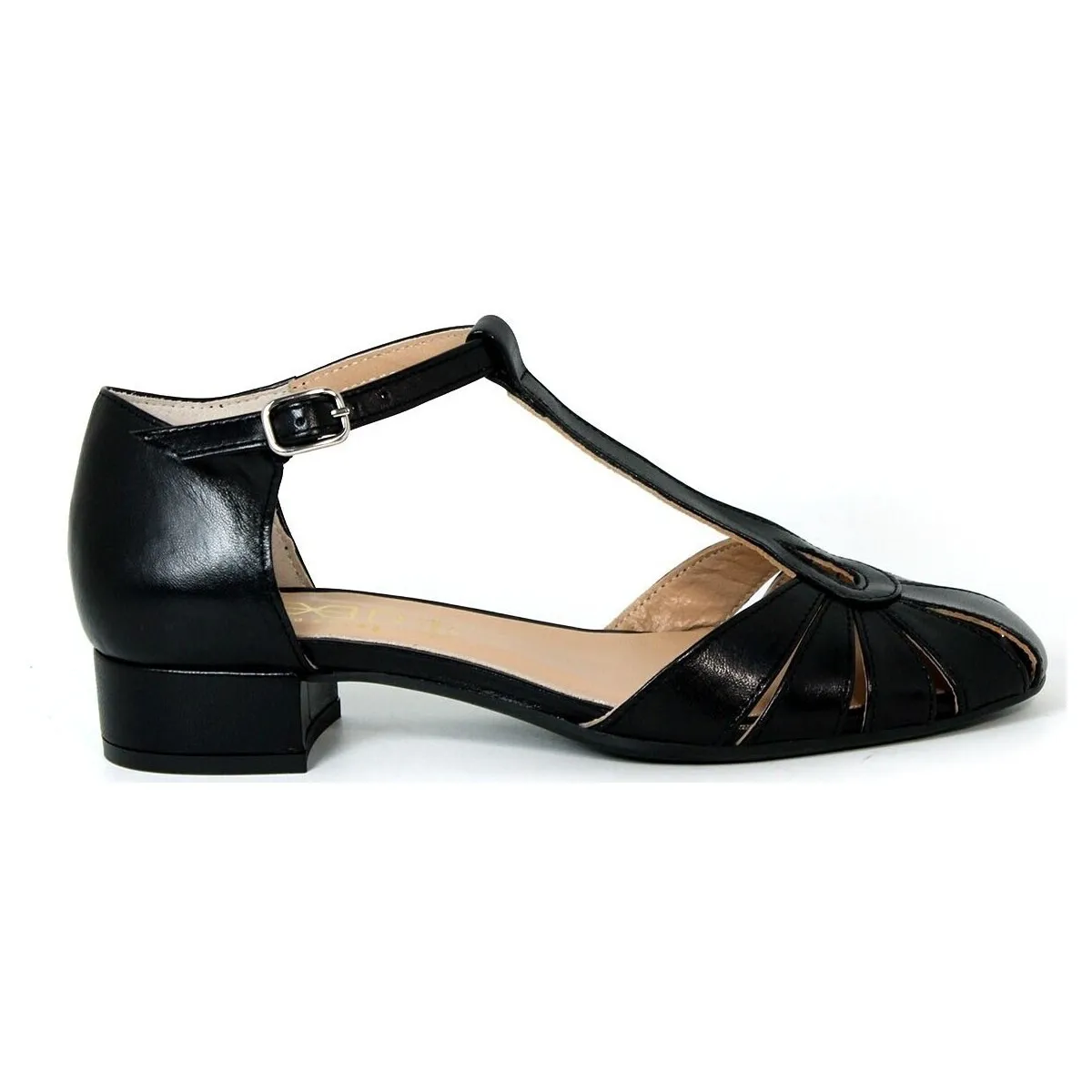 ZAPATOS RETRO DE PIEL PARA MUJER VEXED HELLEN NEGRO