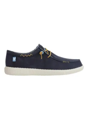 Zapatos Walkin Pitas Wallabi Windover marino para Hombre.