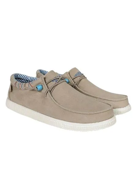 Zapatos Walkin Pitas Wallabi Windover tostado para hombre