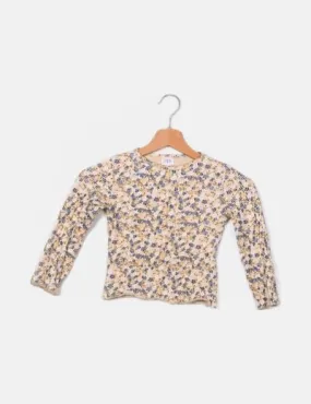 Zara Camiseta multicolor estampado floral