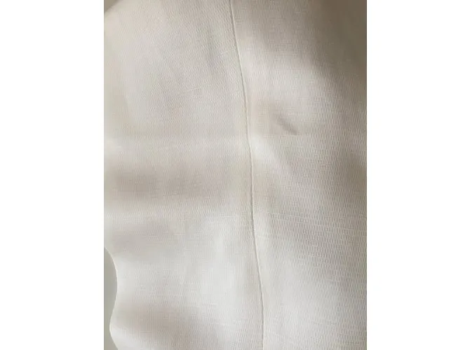 Zara Pantalones, polainas Blanco 