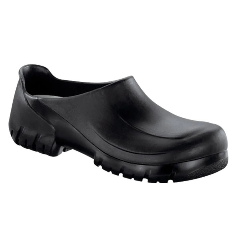 Zueco Birkenstock A 640 PU Black m. Stahlkappe