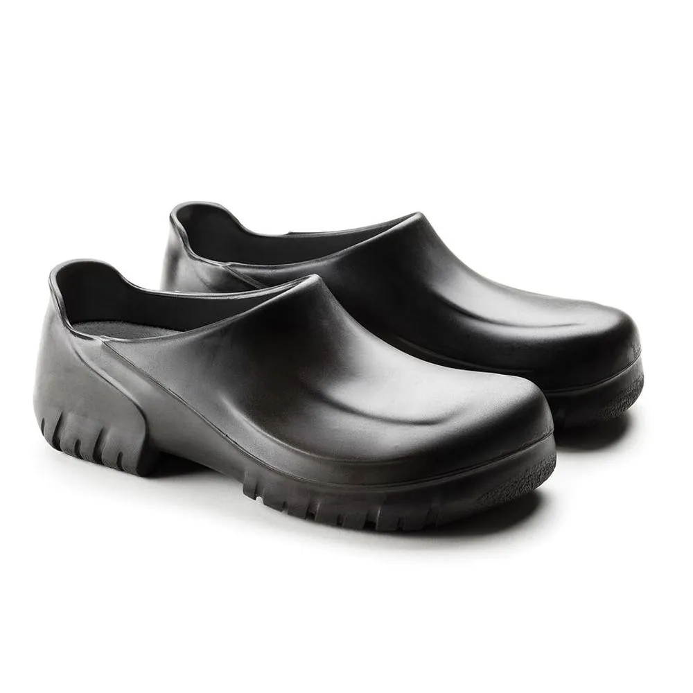 Zueco Birkenstock A 640 PU Black m. Stahlkappe