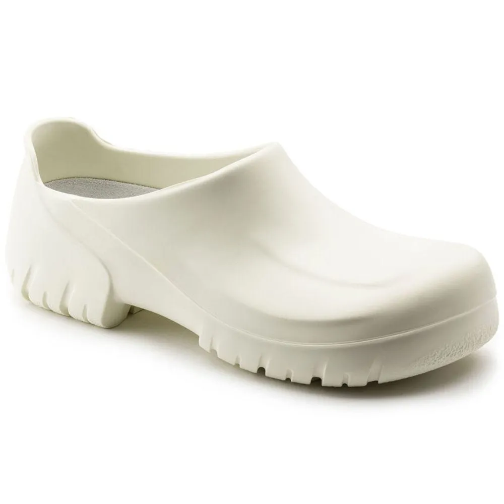 Zueco Birkenstock A 640 PU White m. Stahlkappe