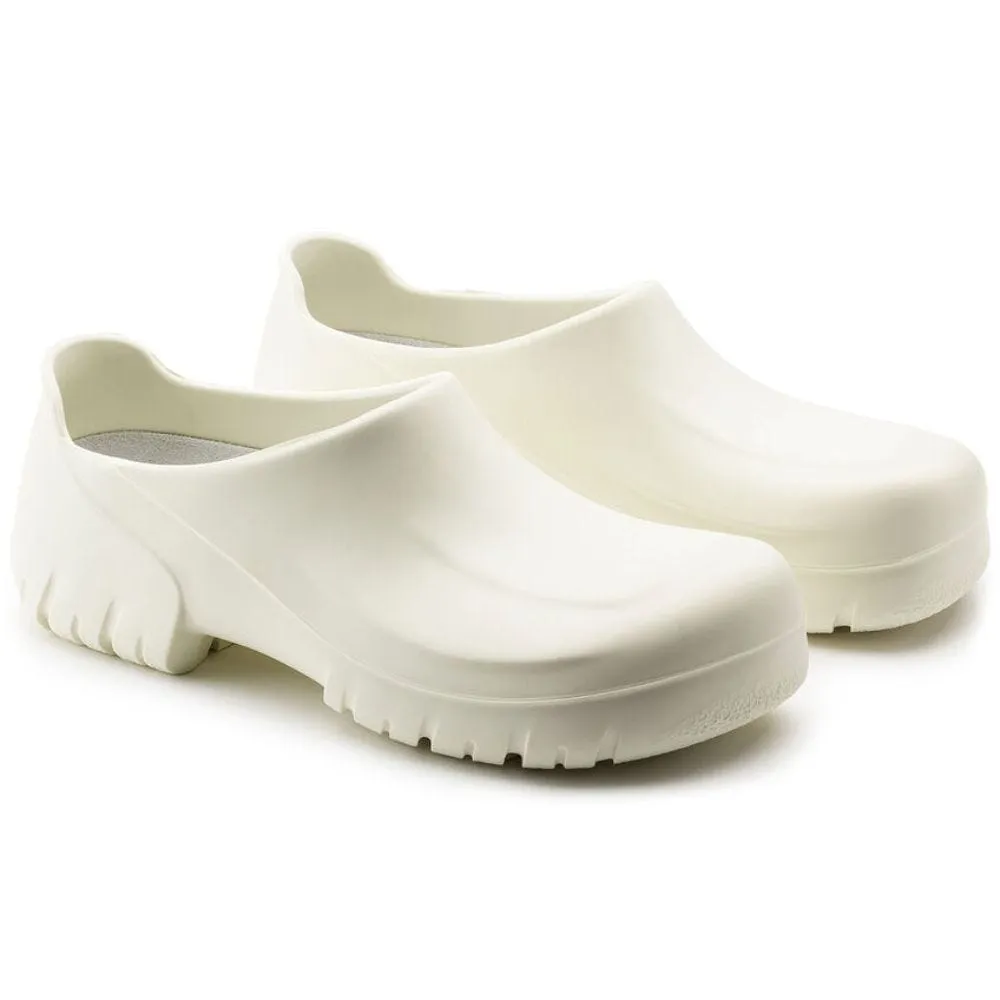 Zueco Birkenstock A 640 PU White m. Stahlkappe