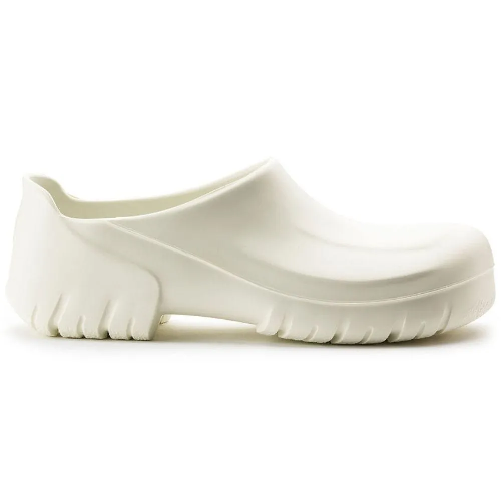 Zueco Birkenstock A 640 PU White m. Stahlkappe