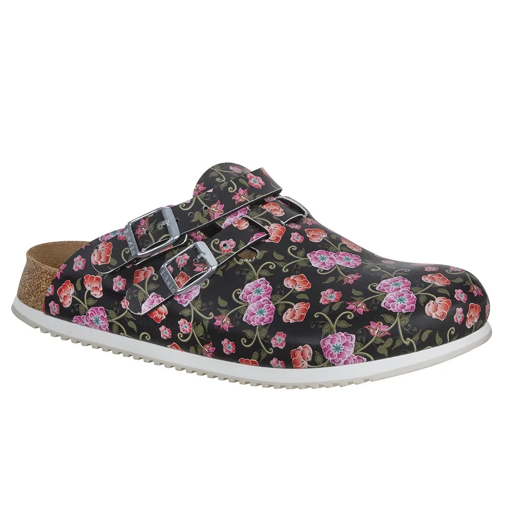 Zueco Birkenstock Kay SL BF DD Blooming Roses Black