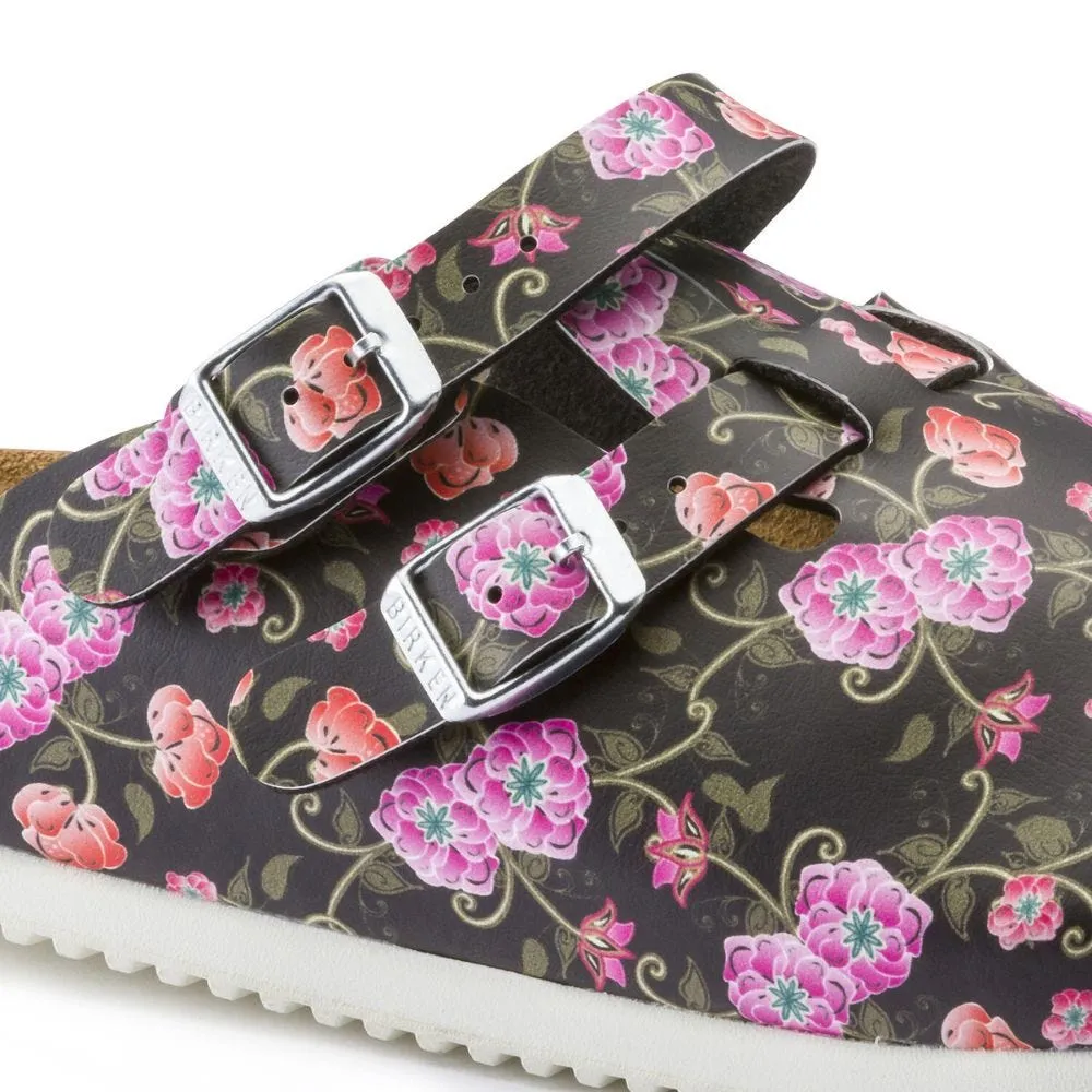 Zueco Birkenstock Kay SL BF DD Blooming Roses Black