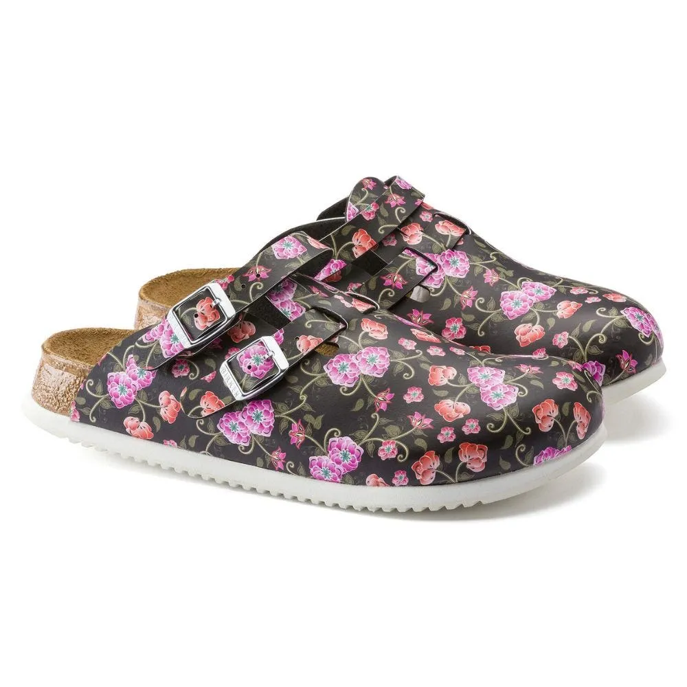 Zueco Birkenstock Kay SL BF DD Blooming Roses Black